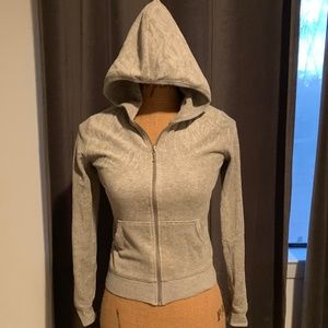 Women's Gray Velour Juicy Couture Sweatshirt